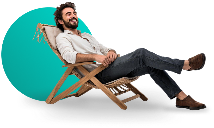 hombre-relajado-silla-playera-descanso